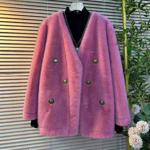 Damen Elegante Felljacke Shop Nory