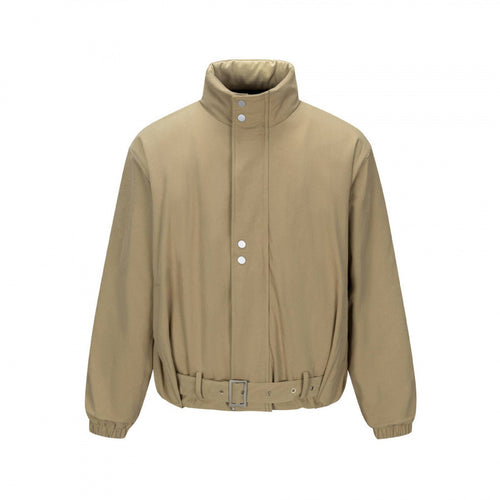 Herren Kurze technische Blousonjacke mit hohem Stehkragen, Taillengürtel und elastischen Bündchen Shop Nory