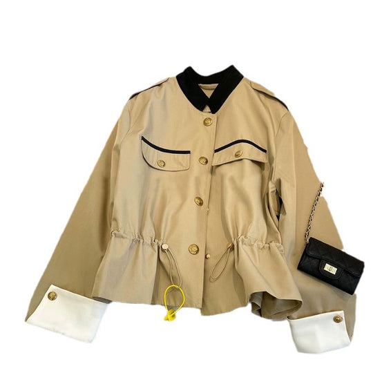 Damen Modische Jacke mit verschließbarer Front Shop Nory