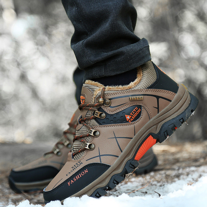 Herren Multifunktionale Outdoor-Schuhe mit rutschfester Sohle und isolierender Innenausstattung