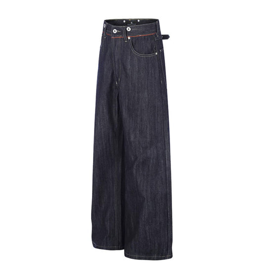 Damen Hochgeschnittene weite Denim-Palazzo-Jeans mit Five-Pocket-Schnitt Shop Nory