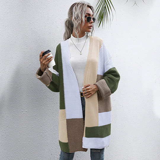 Damen Langärmlige Strickjacke Shop Nory