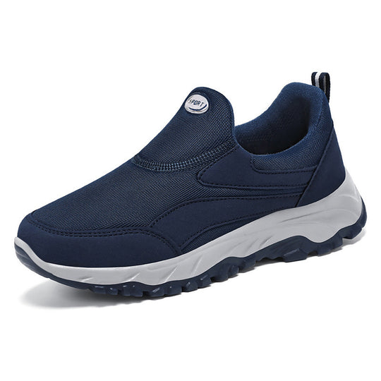 Damen nan sportlicher Slip-On Trekking-Sneaker mit atmungsaktivem Textiloberteil, elastischem Einstieg und profiliertem Outdoor-Laufsohle Shop Nory