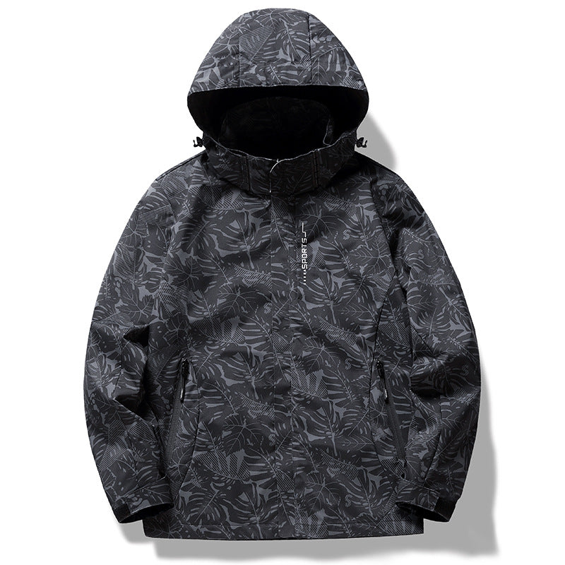 Herren Atmungsaktive Wind- und Wasserabweisende Outdoor-Jacke Shop Nory