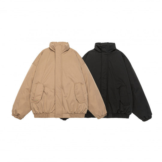 Herren Gekürzte Boxy Steppjacke mit hohem Stehkragen, elastischem Saum und Pattentaschen Shop Nory