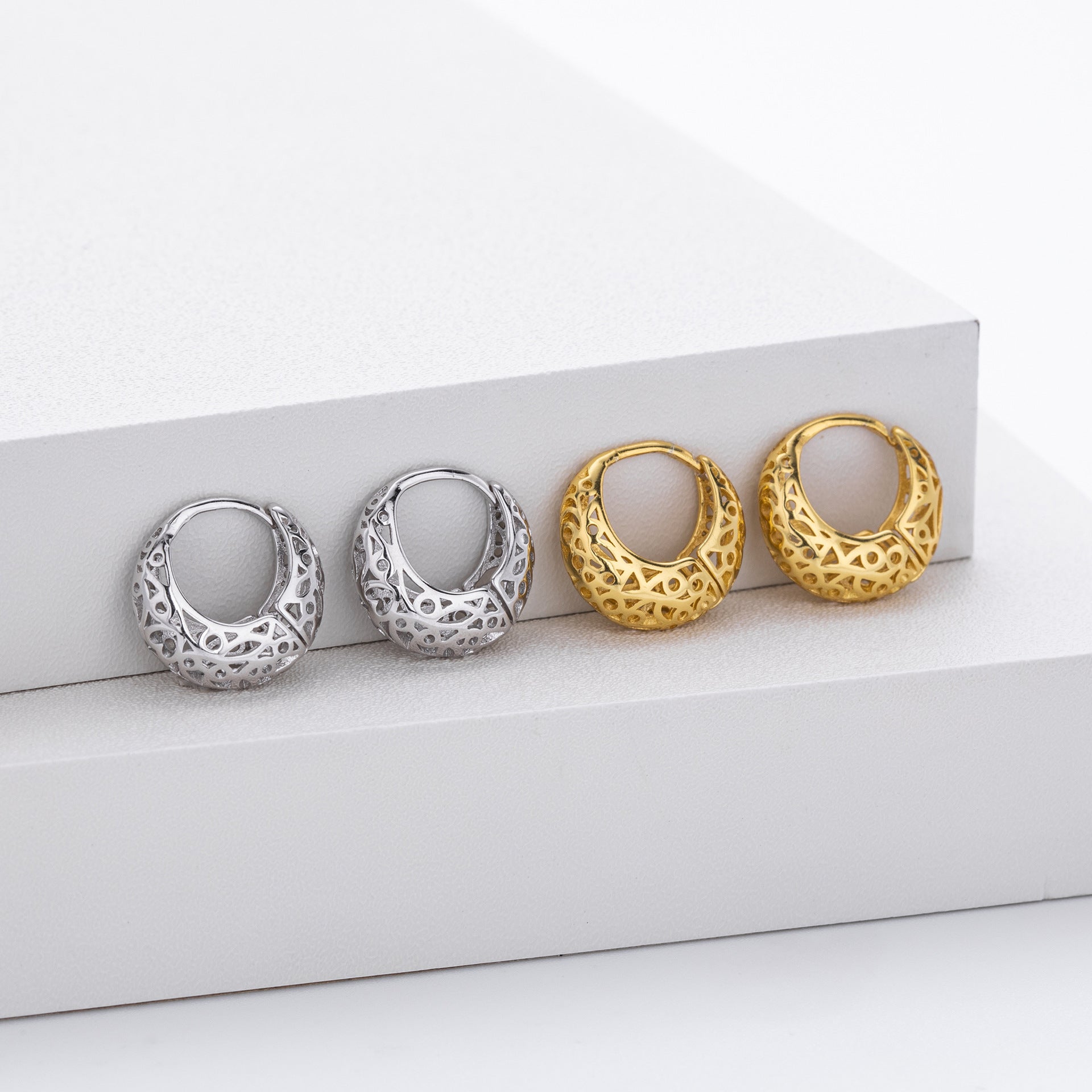 Damen Creolen mit filigranem Design Shop Nory