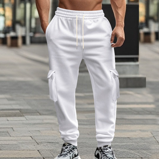 Herren nan Utility-Joggerhose mit seitlichen Klappentaschen, Kordelzugbund und konischer Passform Shop Nory