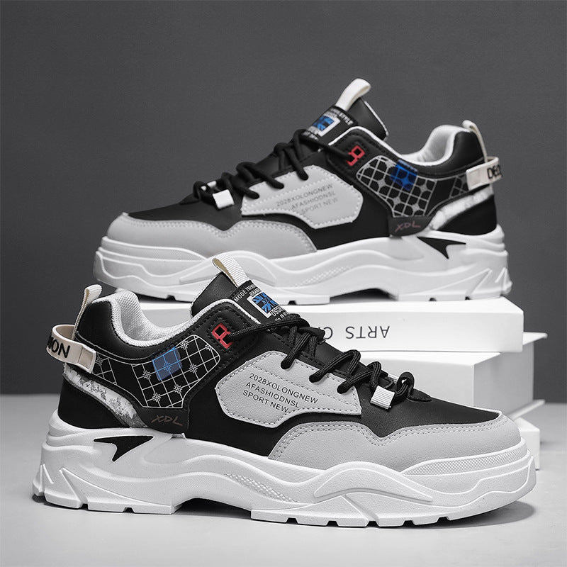 Herren Chunky-Sneaker mit atmungsaktivem Mesh, gepolsterter Plateausohle und technischer Komfortdämpfung Shopy Nory