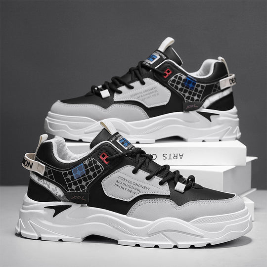 Herren Chunky-Sneaker mit atmungsaktivem Mesh, gepolsterter Plateausohle und technischer Komfortdämpfung Shopy Nory