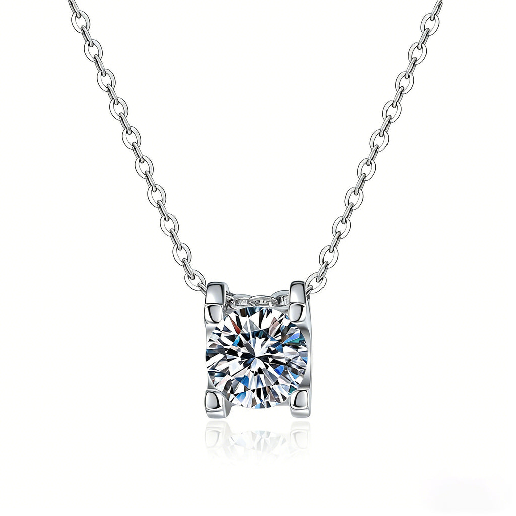 Damen elegante Halskette mit hochwertigem Kristallanhänger Shop Nory