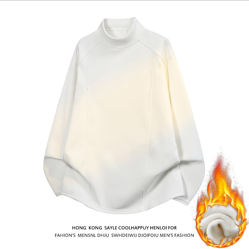 Herren Oversize Stehkragen-Sweatshirt mit Raglanärmeln und dezentem Farbverlauf Shop Nory
