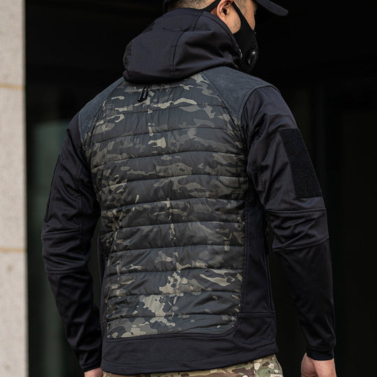 Herren funktionale Outdoor-Jacke mit isolierter Steppstruktur Shopnory