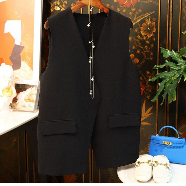 Damen Stilvolle ärmellose Blazer-Weste Shop Nory 1789269052
