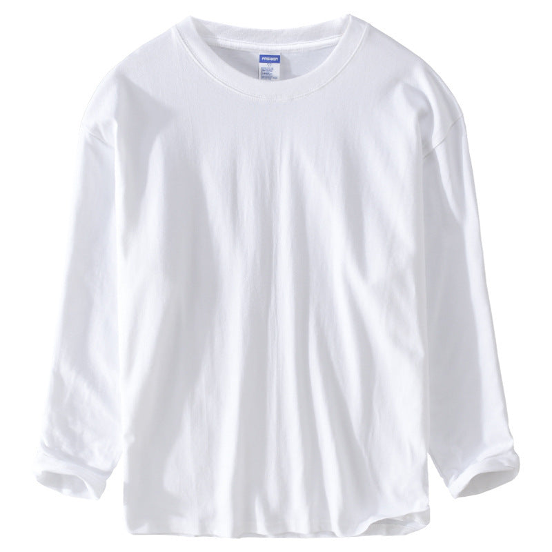 Unisex Langärmliges Premium-Basics-Langarmshirt aus Baumwollmix mit Rundhalsausschnitt Shop Nory