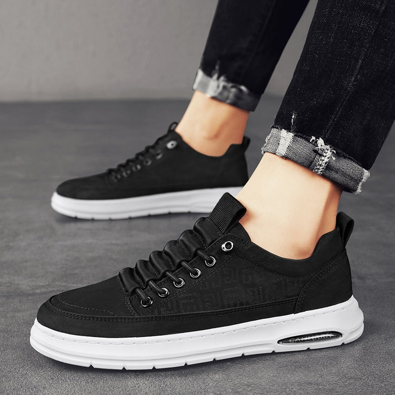 Herren Leichte Sneaker mit niedrigem Schnitt, geprägtem Muster, luftgepolsterter Sohle und gepolstertem Einstieg Shopy Nory