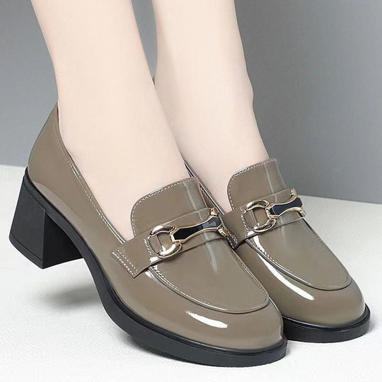 Damen Elegante und bequeme Pumps mit modischem Schnallen-Design