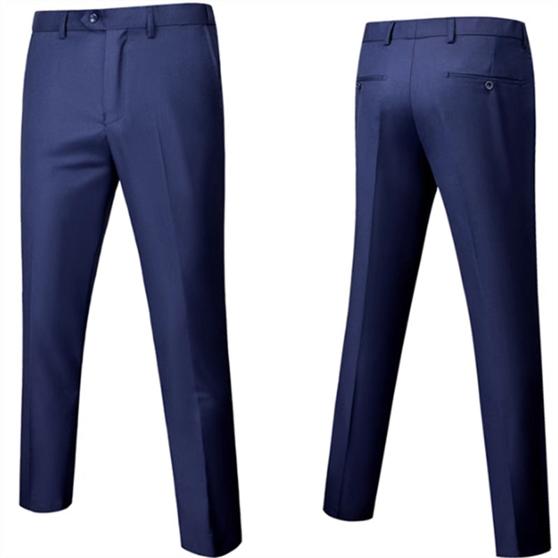 Herren Zweiteiliger Slim-Fit Anzug mit Ein-Knopf-Sakko und schmaler Anzughose Shop Nory