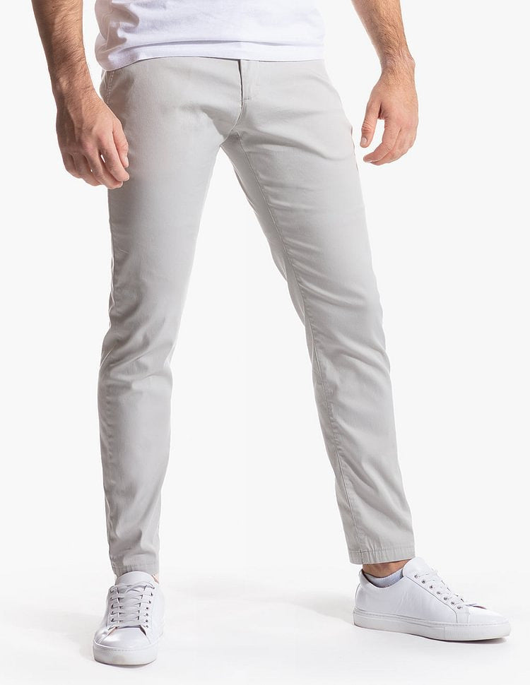Herren Slim-Fit Chinohose aus atmungsaktivem Material
