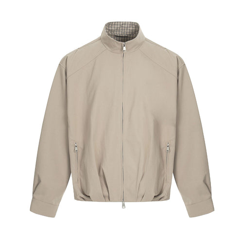 Herren Leichter Windbreaker‑Blouson mit Funnelkragen und verdeckten Reißverschlüssen Shop Nory