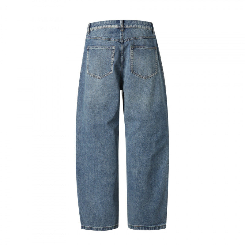 Damen Hochtaillierte Jeans mit Bundfalte, geradem Schnitt und weitem Bein Shop Nory