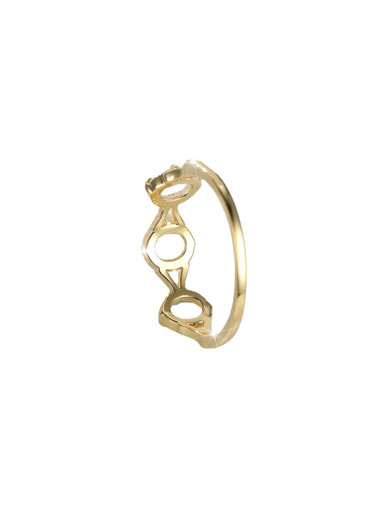 Damen Ring mit funkelndem Opal und elegantem Zirkonia-Design Shop Nory