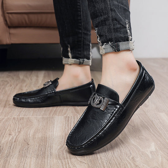 Herren Elegante Mokassins mit Metalldetails Shop Nory