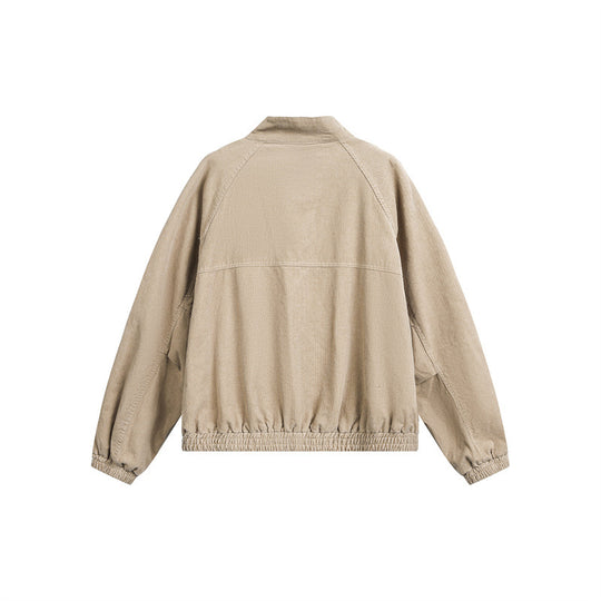 Unisex Cord-Blouson im kastigen Boxy-Schnitt mit Stehkragen und funktionalen Klappentaschen Shop Nory