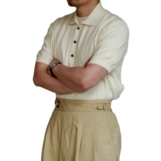 Herren Poloshirt mit strukturiertem Design Shop Nory