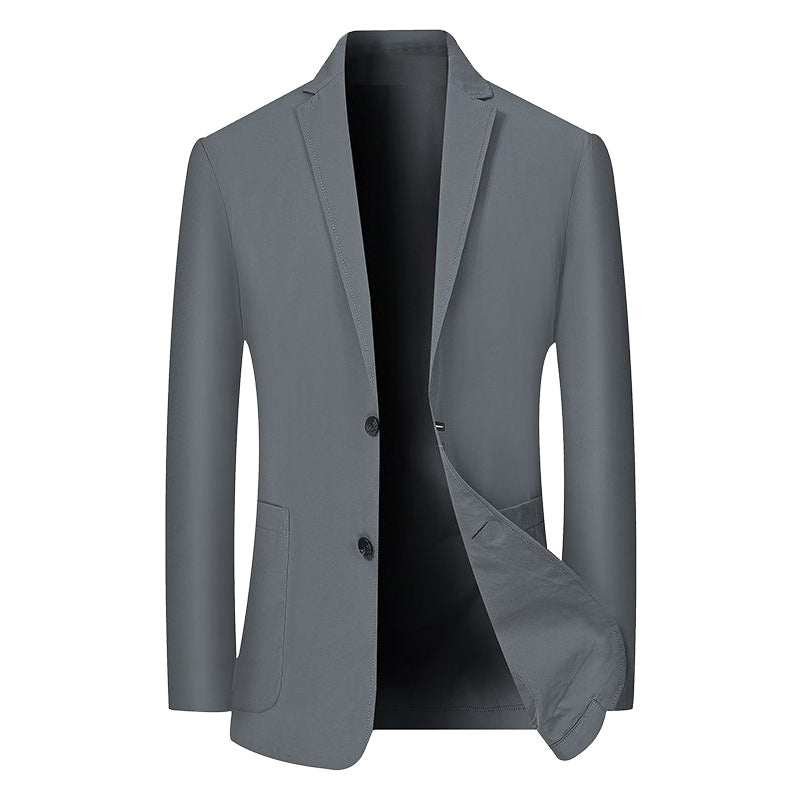Herren Modernes Stretch Business-Sakko mit schmalem Schnitt und aufgesetzten Taschen Shop Nory