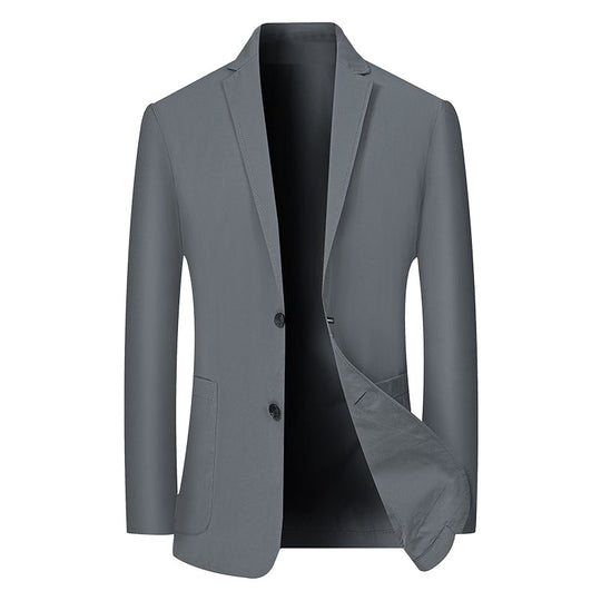 Herren Modernes Stretch Business-Sakko mit schmalem Schnitt und aufgesetzten Taschen Shop Nory