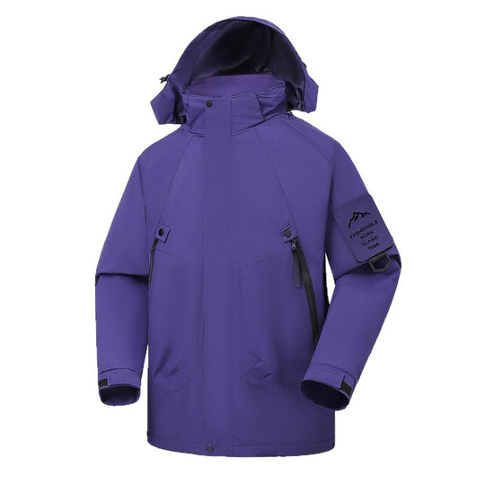 Herren Wasserdichte Softshell-Outdoorjacke mit verstellbarer Kapuze und versiegelten Nähten Shop Nory