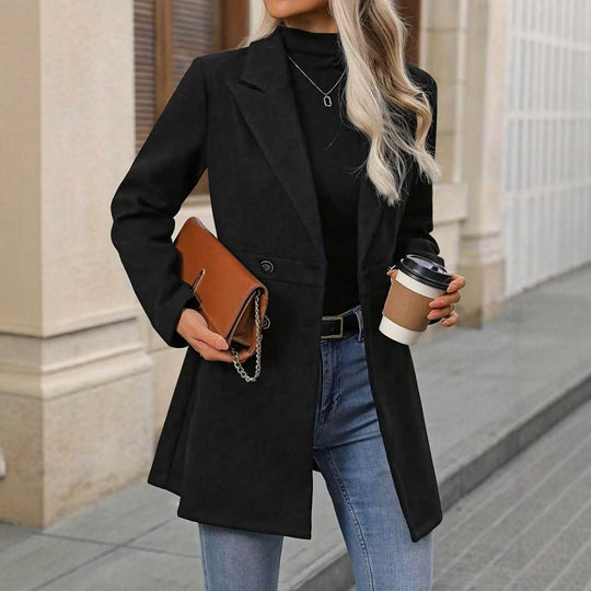 Damen Elegante und moderne Blazerjacke