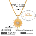 Damen Halskette mit strahlendem Herzanhänger und Zirkonia-Besatz Shop Nory
