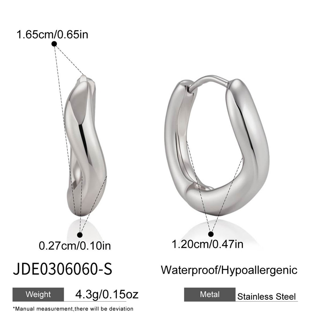 Damen Ohrhänger im modernen Wickeldesign Shop Nory