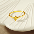 Damen Schmetterlingsmotiv Verstellbarer Ring Shop Nory