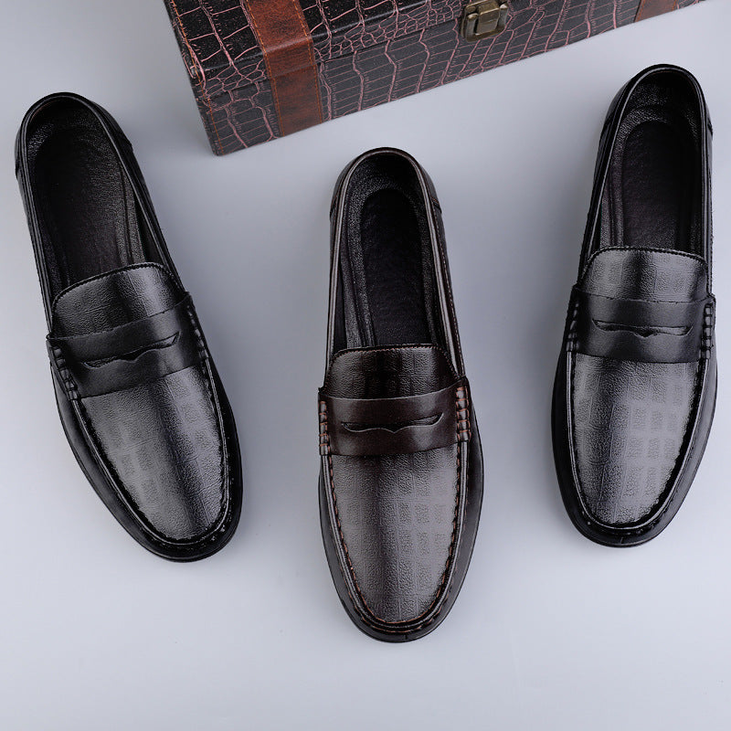 Herren Elegante Mokassins aus hochwertigem Leder mit rutschfester Sohle