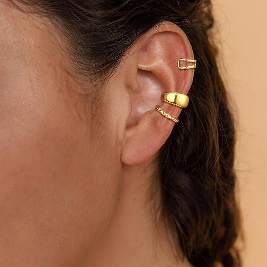 Damen Ohrstecker mit kunstvollem geschichtetem Design Shop Nory