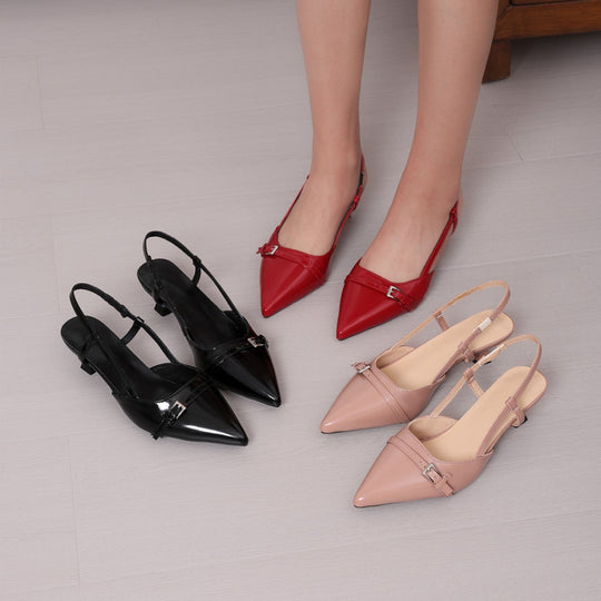 Damen Slingback-Pumps mit elegantem Design und modischem Riemen