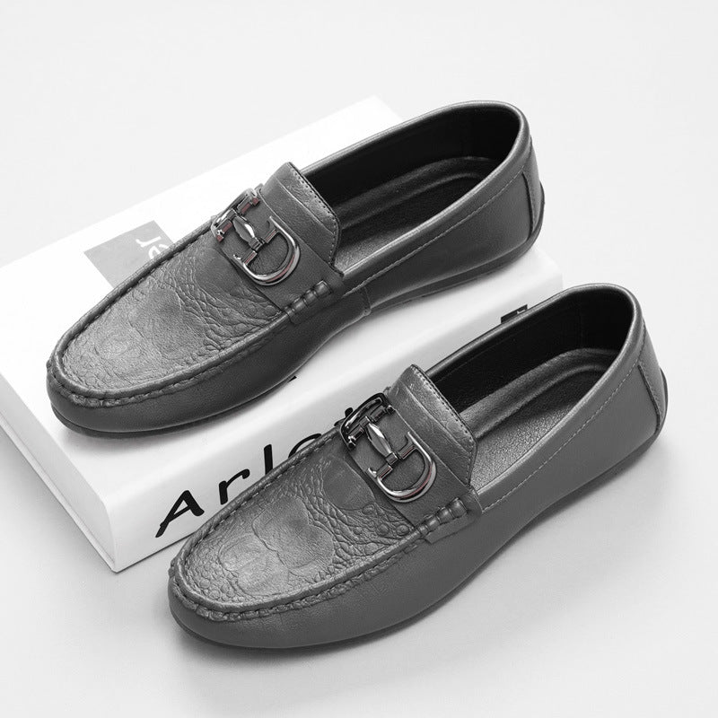 Herren Elegante Mokassins mit Metallakzent Shop Nory