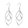 Damen elegante Ohrringe mit geschwungenem Design Shop Nory