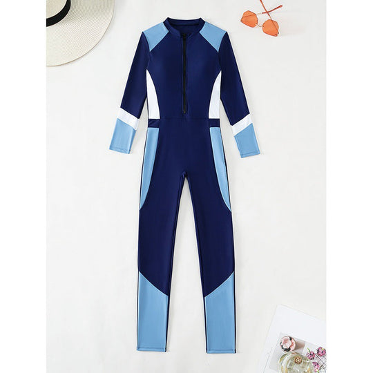 Damen Sportlicher Neoprenanzug mit hohem Kragen