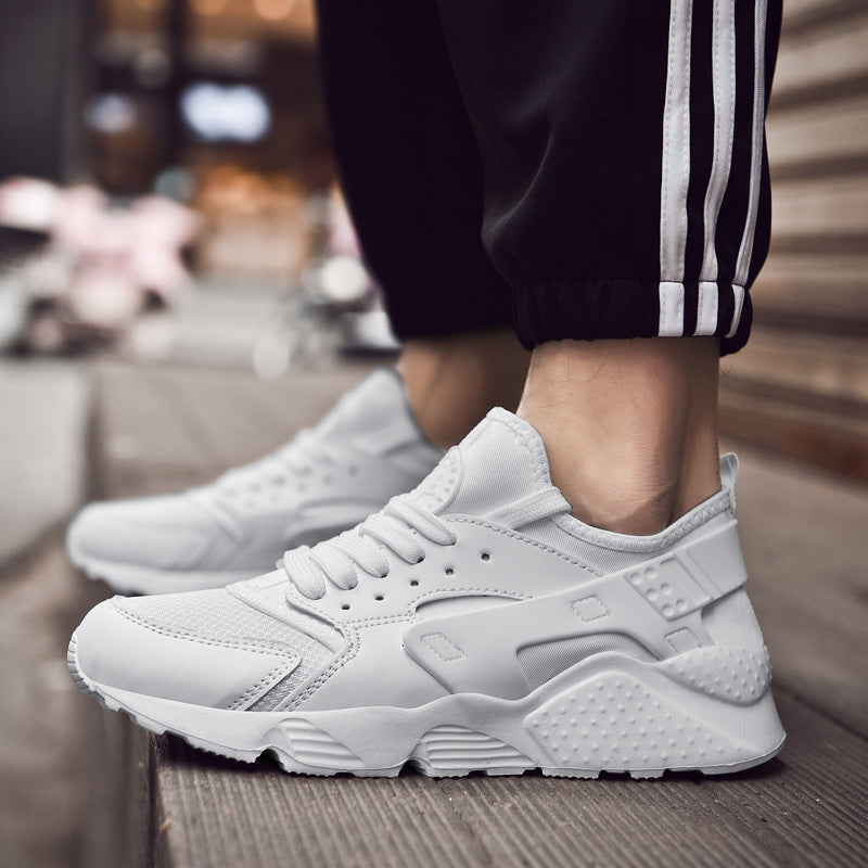 Damen sportliche Sneaker mit atmungsaktiver Oberflächenstruktur und rutschfester Sohle
