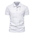 Herren Poloshirt mit modernem grafischen Druck und atmungsaktiver Funktion
