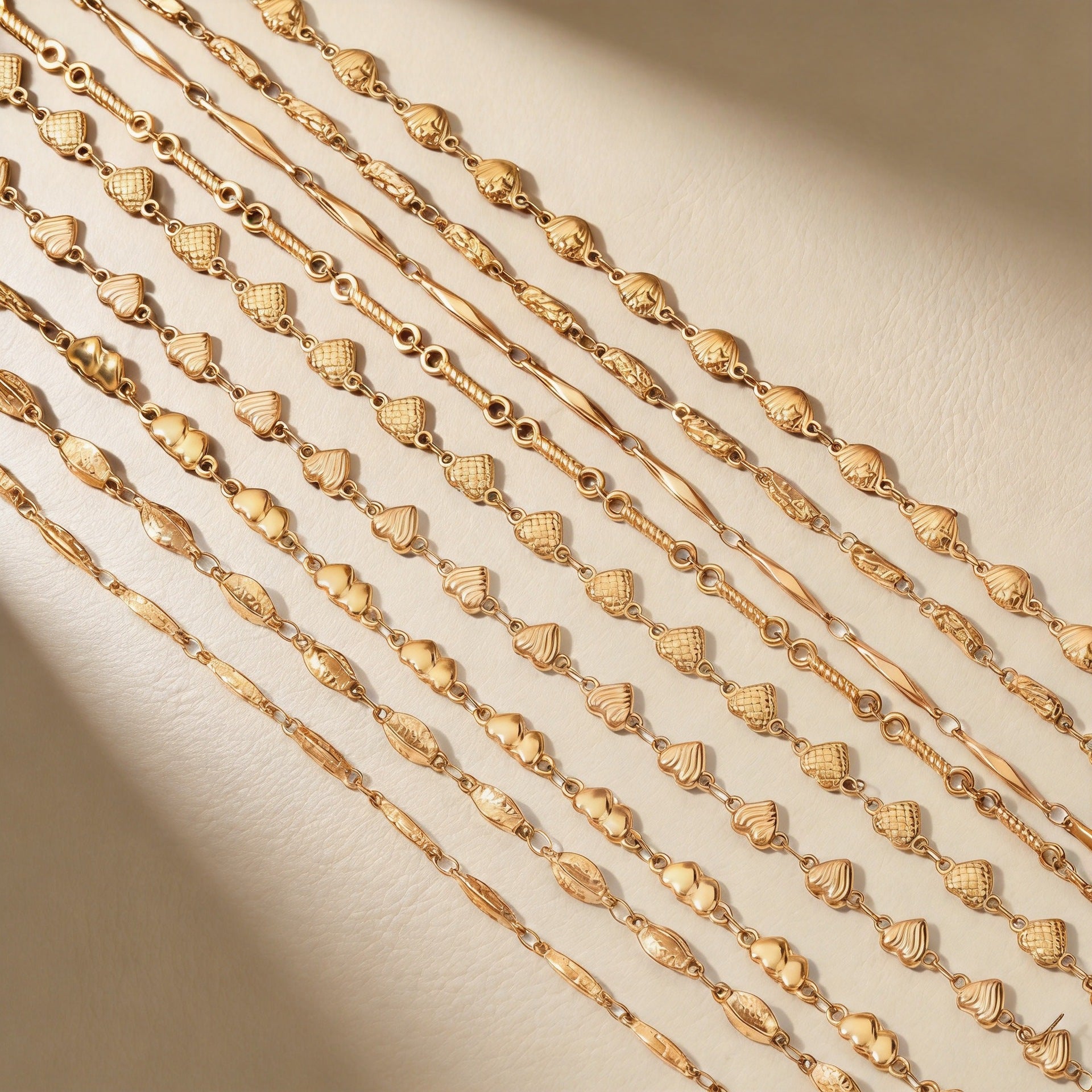 Damen elegante Kette mit filigranem Muster Shop Nory