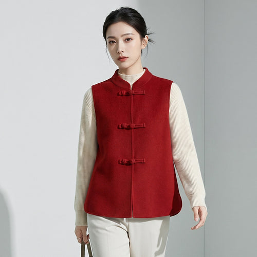 Damen Eleganter Wollmantel Shop Nory