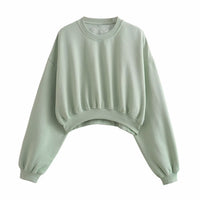 Grünes Sweatshirt