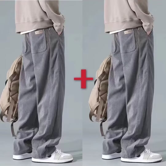 Herren Lässige Cord-Jogginghose mit Komfortbund Shop Nory