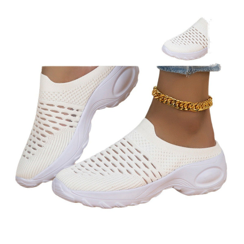 Damen Atmungsaktive Strick-Slipper-Sneaker mit stoßdämpfender Leichtsohle Shop Nory
