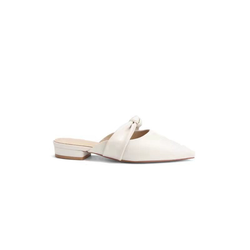 Damen Mules mit elegantem Knotendesign
