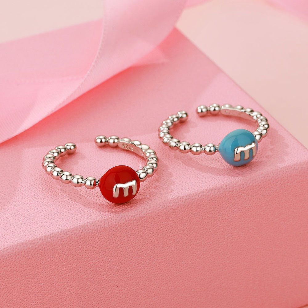 Damen verspielter Ring mit bunten Perlen und kreativen Designelementen Shop Nory